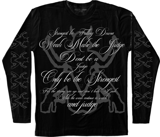 Camiseta Manga Longa "don't be a judge" *EDIÇÃO LIMITADA*